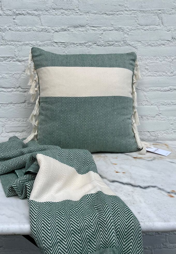 Beachie Cannes Groen 50 x 50 cm