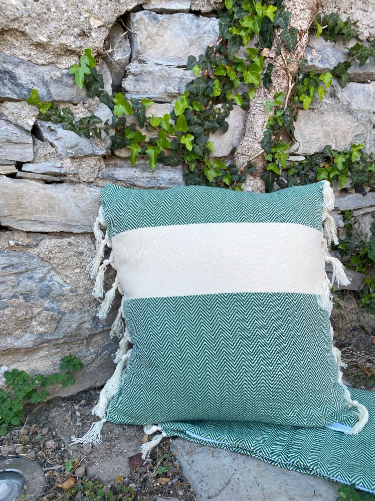 Beachie Cannes Groen 50 x 50 cm