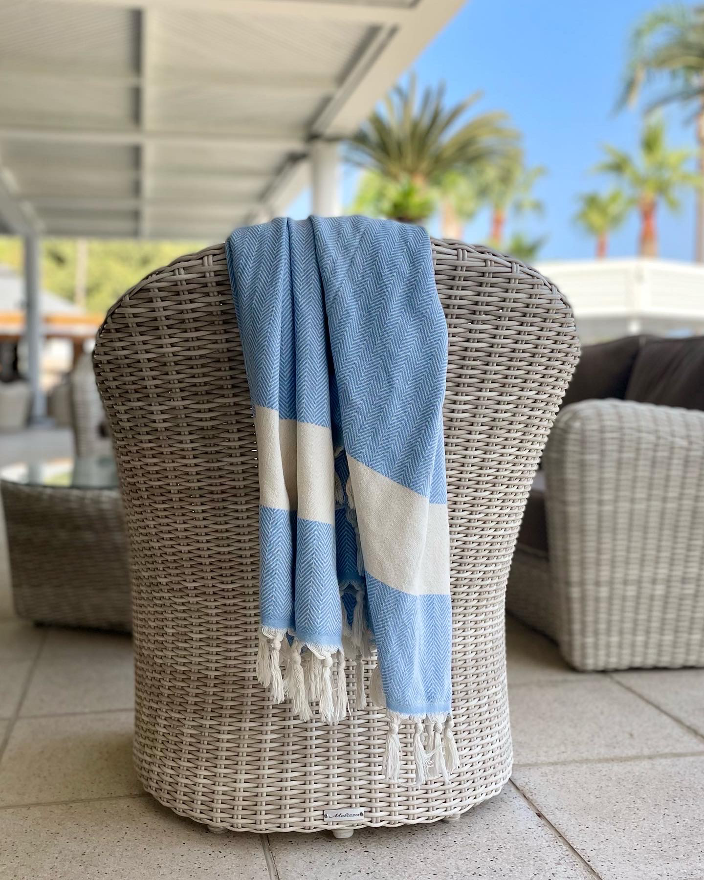 Beachie Cannes baby blauw