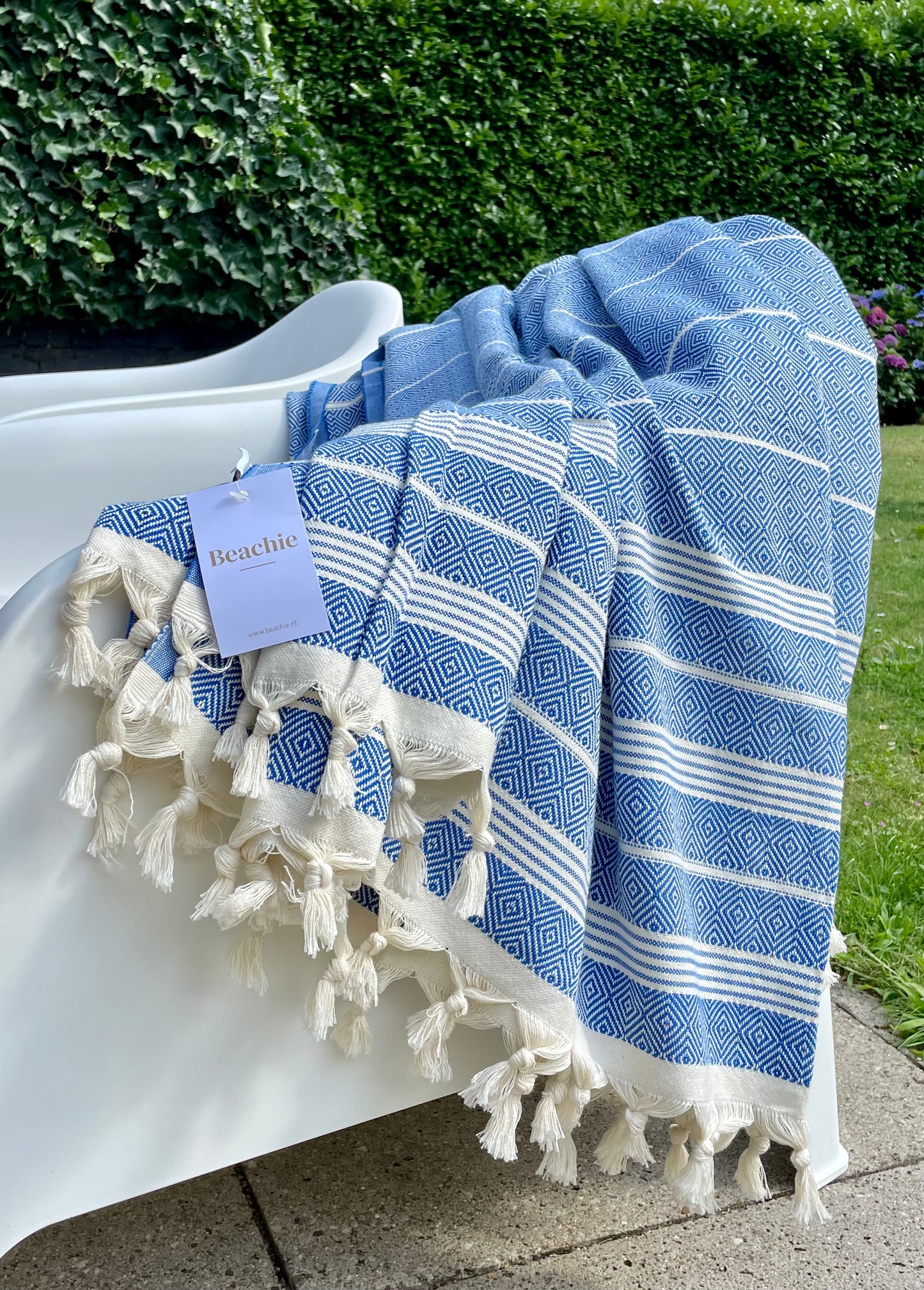 Beachie Blanes Blauw/ivoor