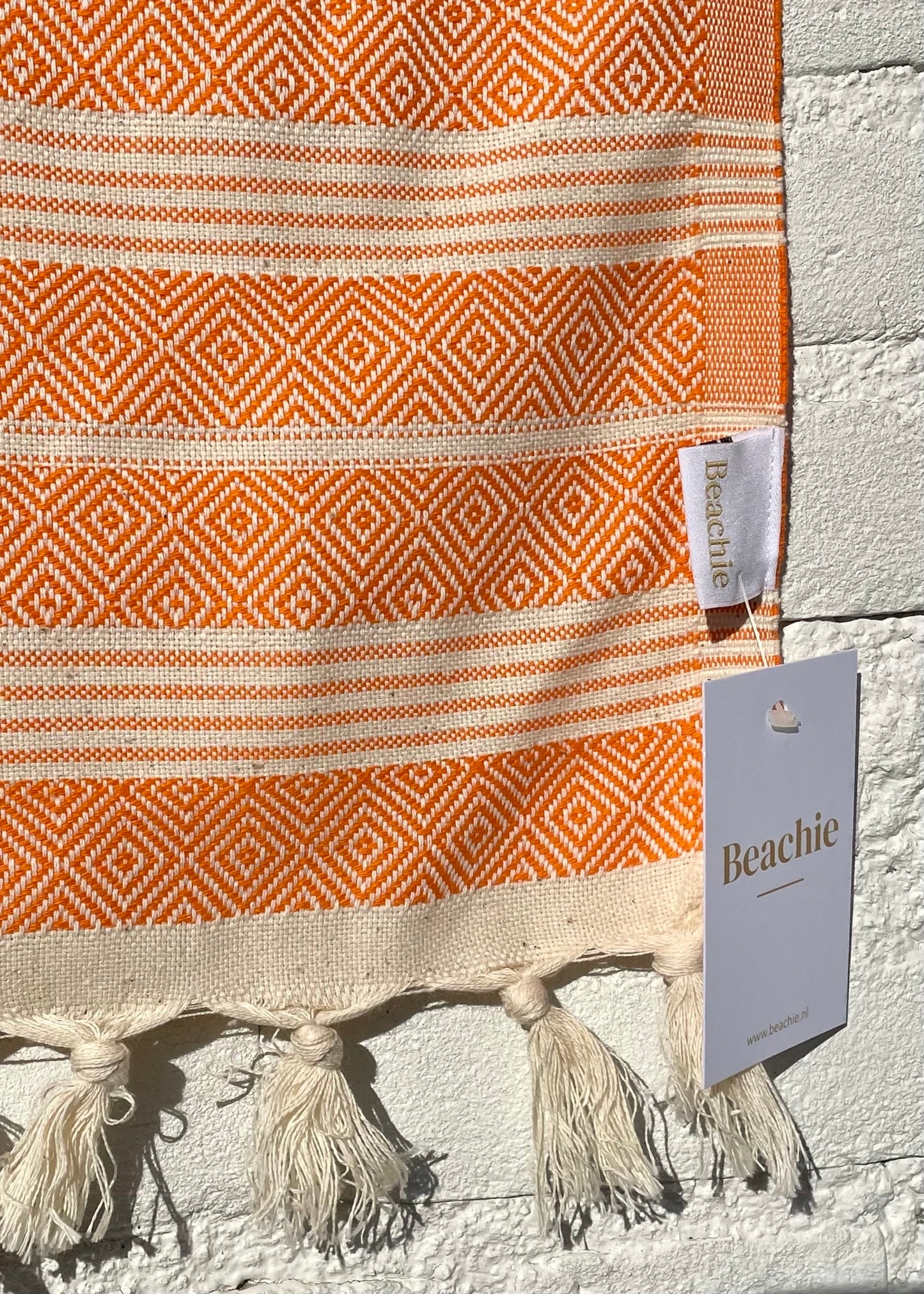 Beachie Blanes oranje/ivoor