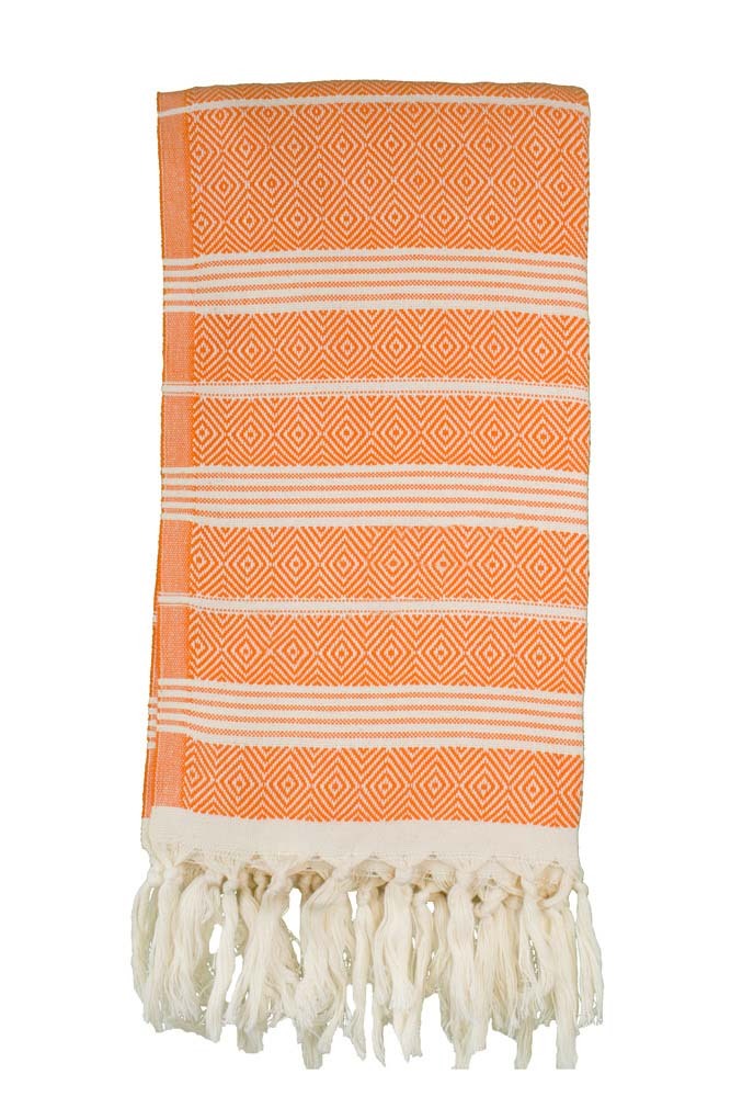 Beachie Blanes oranje/ivoor