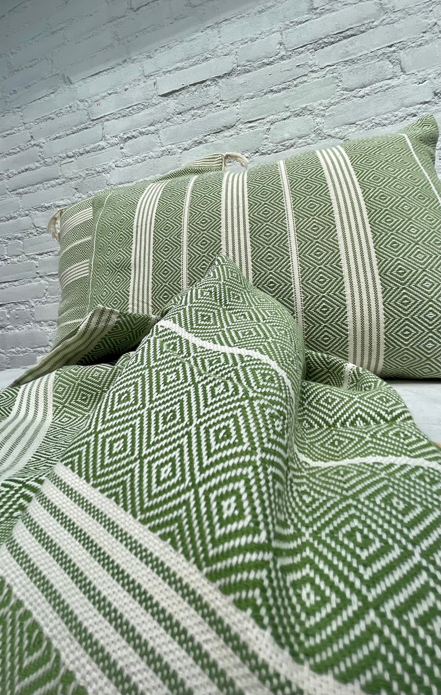 Beachie Blanes Moss groen 60 x 40 cm