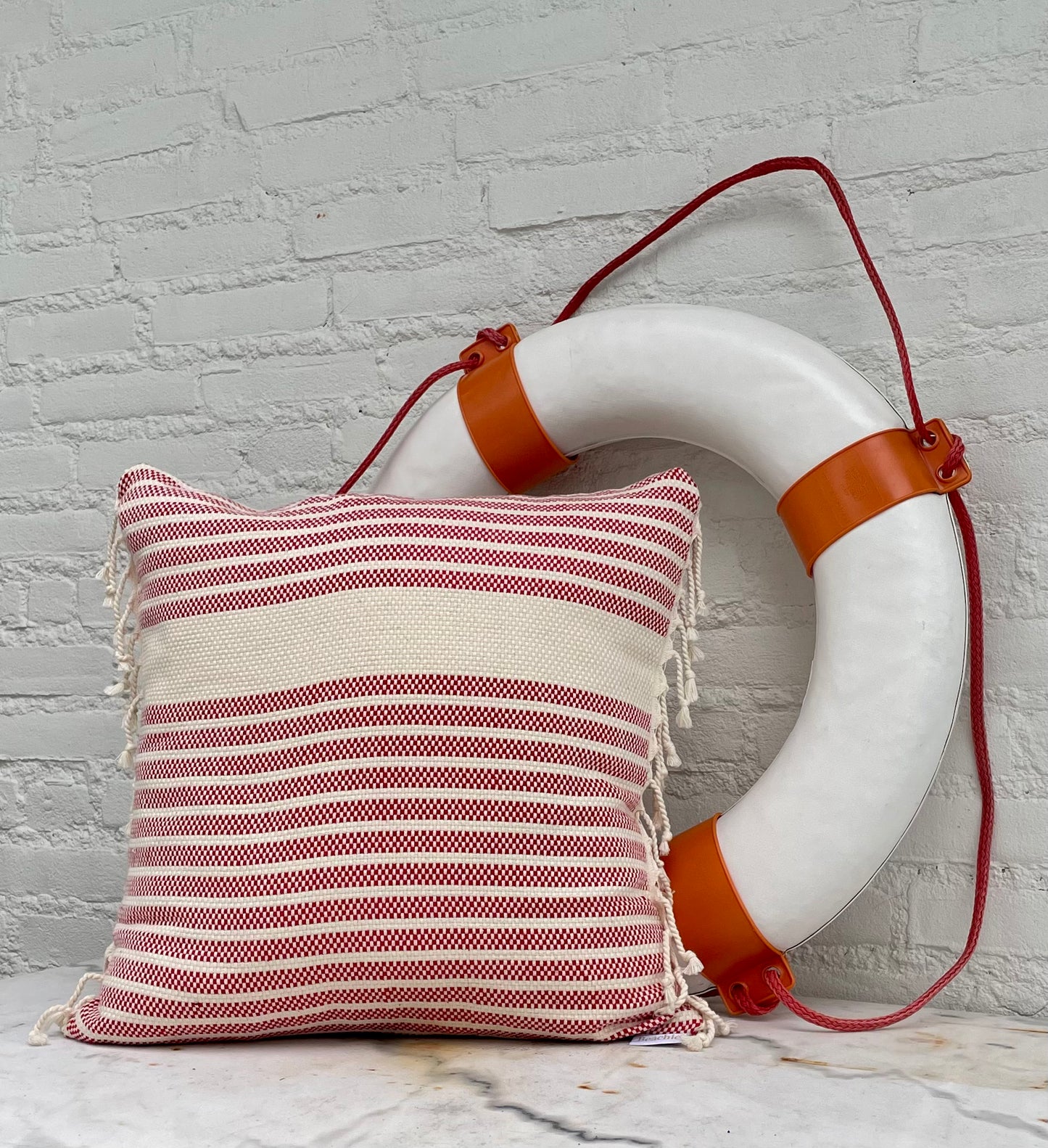 Beachie Nice rood 50 x 50 cm