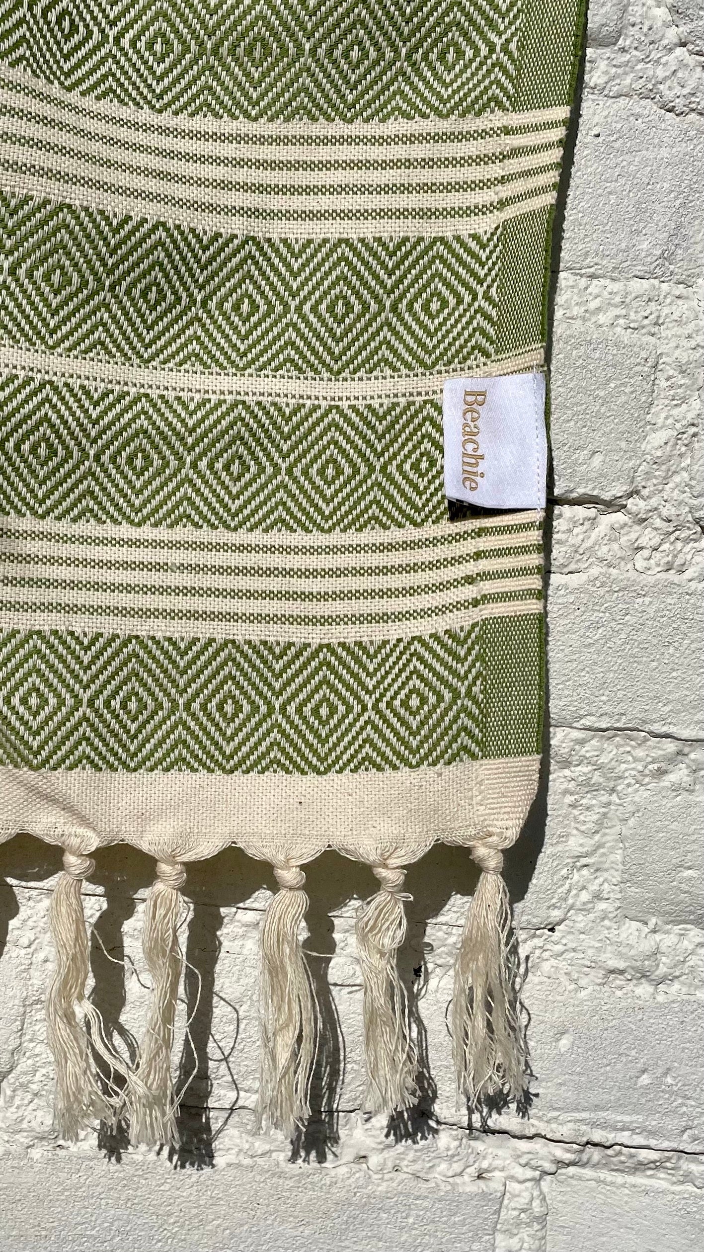 Beachie Blanes Moss groen/ivoor