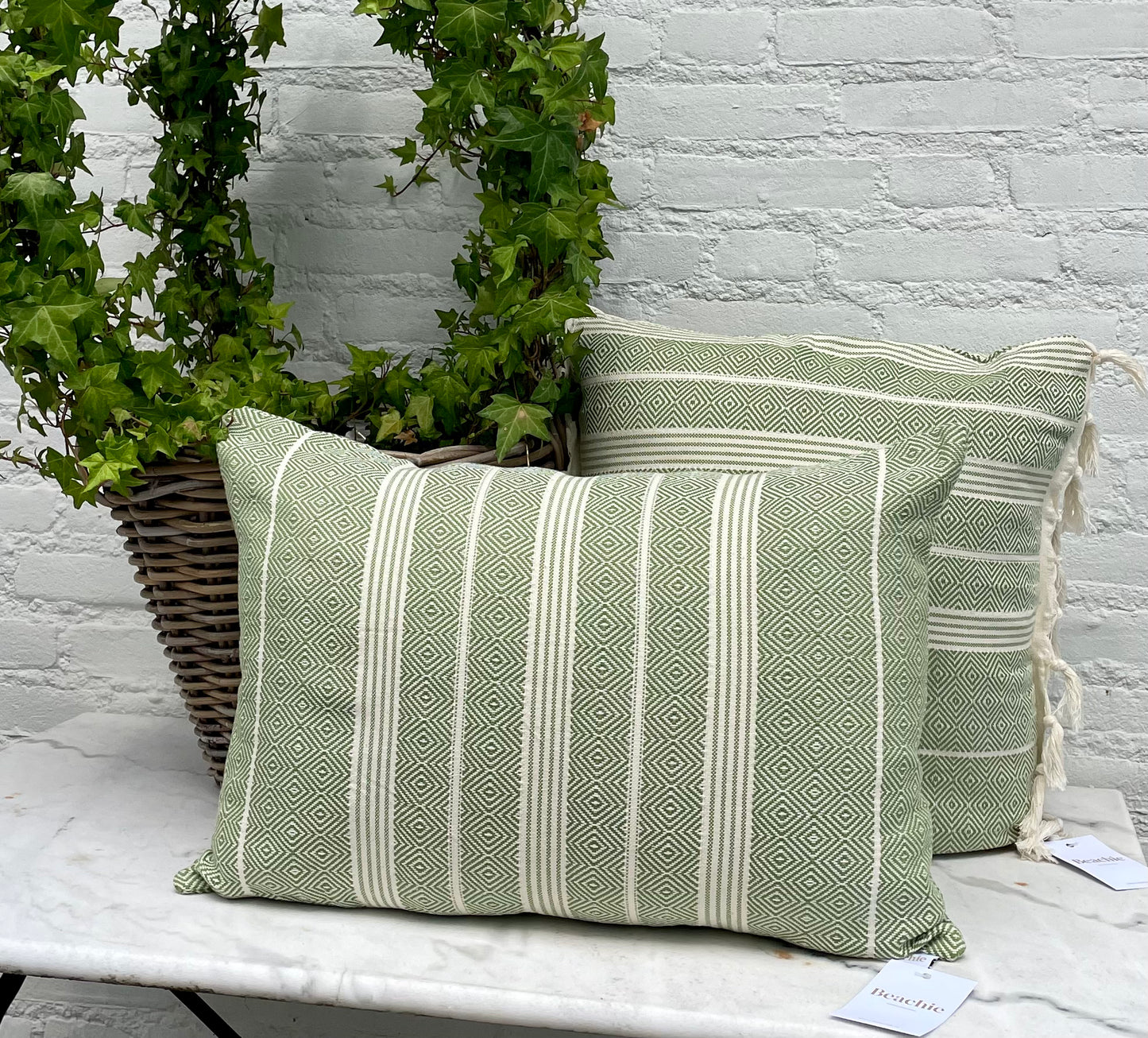 Beachie Blanes Moss groen 60 x 40 cm