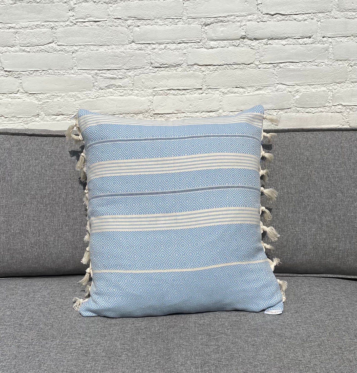 Beachie kussen Blanes licht blauw 50 x 50 cm