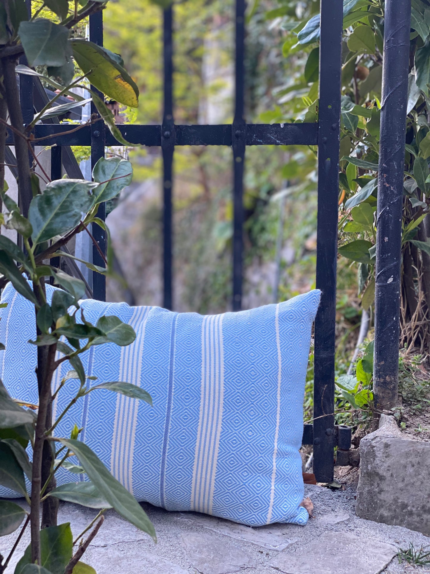 Beachie kussen Blanes licht blauw 60 x 40 cm
